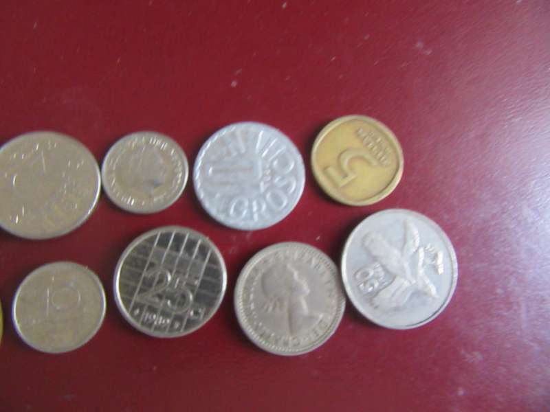 GOOD STAET FOR THE BEGINNER - 10 INTERNATIONAL COINS - AS PER SCAN - CO2
