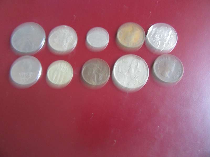 GOOD START FOR THE BEGINNER - 10 INTERNATIONAL COINS - AS PER SCAN - CO6