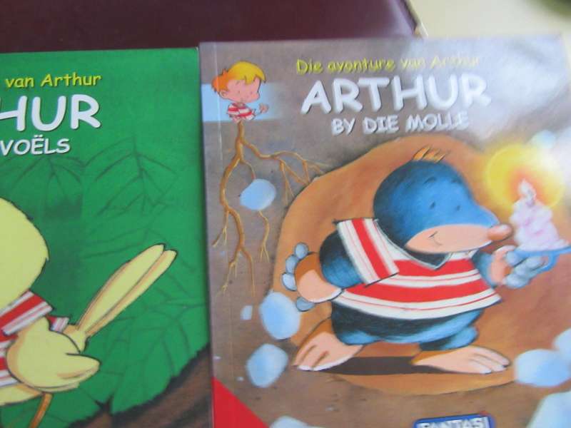TWO BOOKS - DIE AVONTURE VAN ARTHUR - BIDPER BOOK