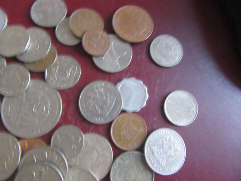 GOOD START FOR THE BEGINNER - 50 WORLD COINS INCL, RSA COINS - AS PER SCAN - LOT40