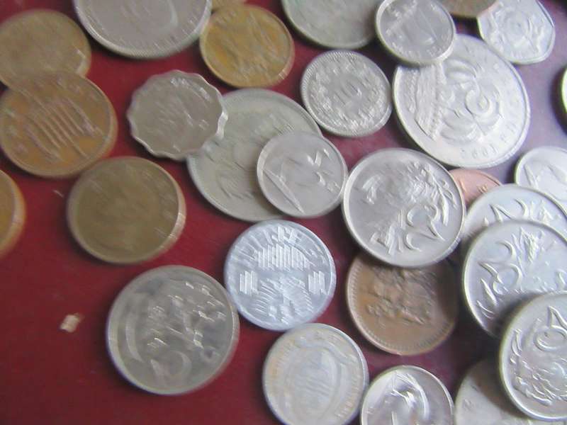 GOOD START FOR THE BEGINNER - 50 WORLD COINS INCL, RSA COINS - AS PER SCAN - LOT40
