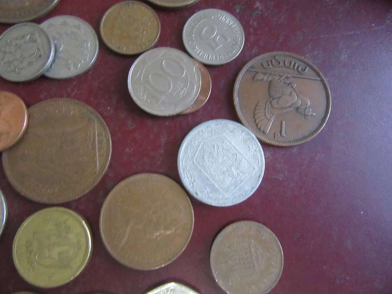 GOOD START FOR THEBEGINNER- 50 WORLD COINS INCL.RSA COINS - AS PER SCAN - LOT27A