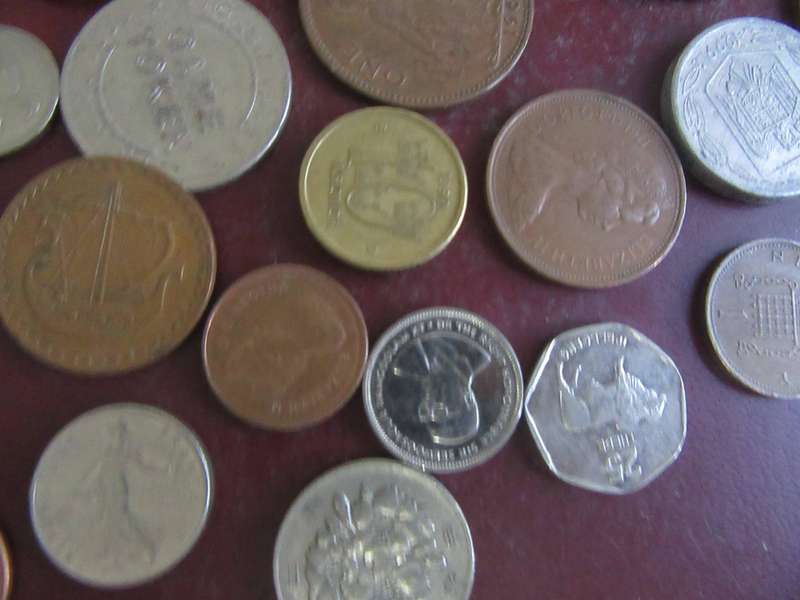 GOOD START FOR THEBEGINNER- 50 WORLD COINS INCL.RSA COINS - AS PER SCAN - LOT27A