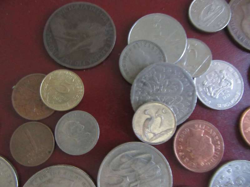 GOOD START FOR THEBEGINNER- 50 WORLD COINS INCL.RSA COINS - AS PER SCAN - LOT27A