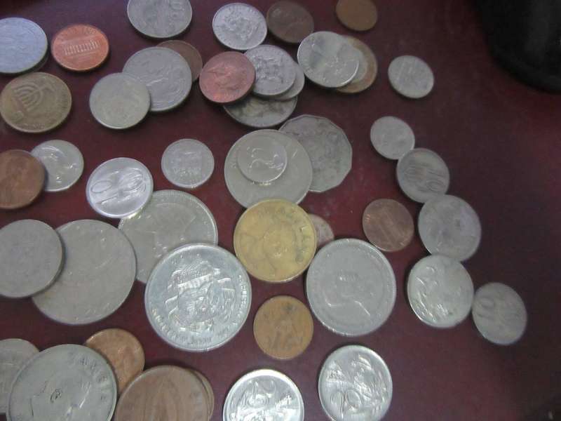 GOOD START FOR THE BEGINNER - 50 WORLD COINS INCL.RSA COINS - AS PER SCAN - LOT27B