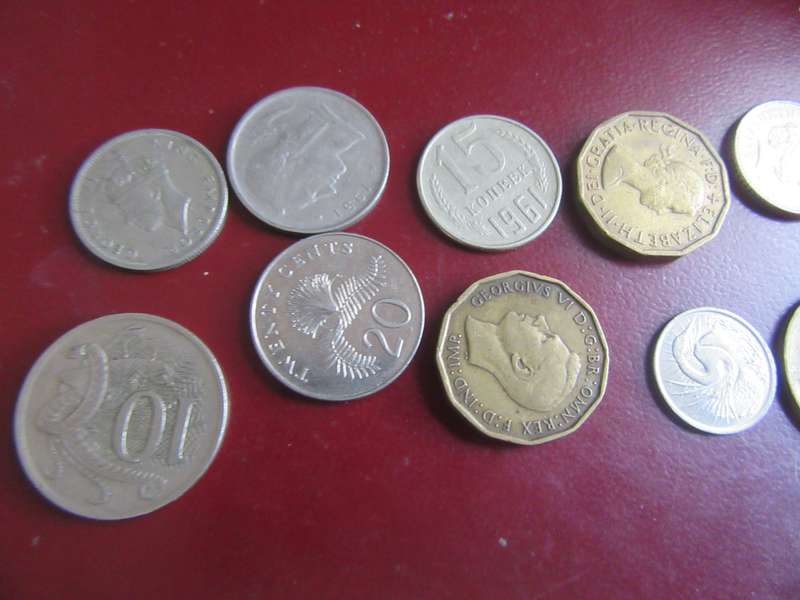 GOOD START FOR THE BEGINNER - 10 INTERNATIONAL COINS - AS PER SCAN - CO15A