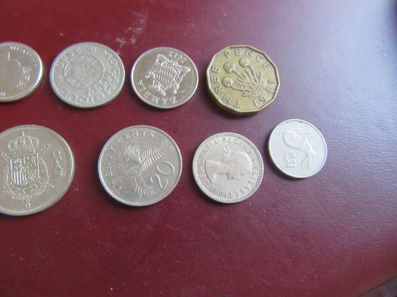 GOOD START FOR THE BEGINNER - 10INTERNATIONAL COINS - AS PER SCAN - CO41