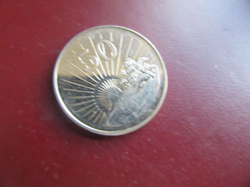 ZIMBABWE - 40 CENTS2002  AS 14