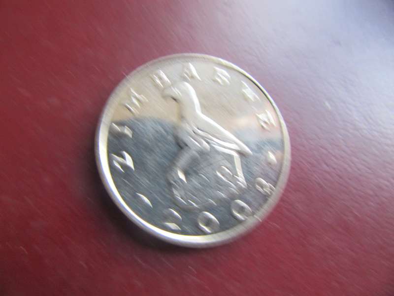 ZIMBABWE - 40 CENTS2002  AS 14