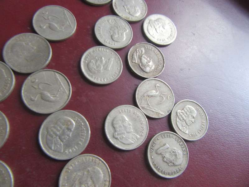 RSA - 20 X5CENT COINS WITH PRESIDENT - CO60