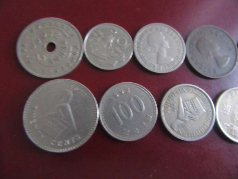 GOOD START FOR THE BEGINNER - 10 INTERNATIONAL COINS - AS PER SCAN - CO85