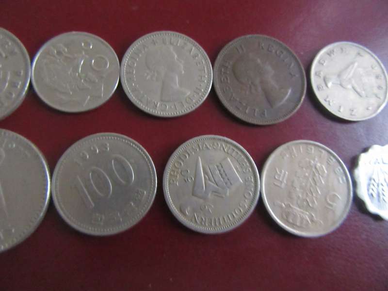 GOOD START FOR THE BEGINNER - 10 INTERNATIONAL COINS - AS PER SCAN - CO85