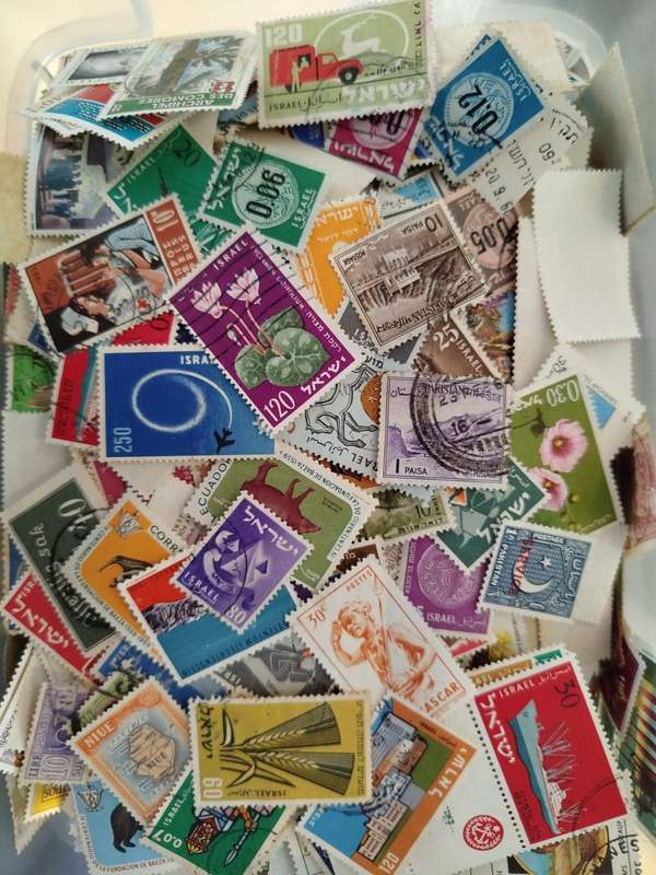 Bulk Lot - Huge Lot of Stamps off Paper - Taken out of old albums - Might be Good Finds