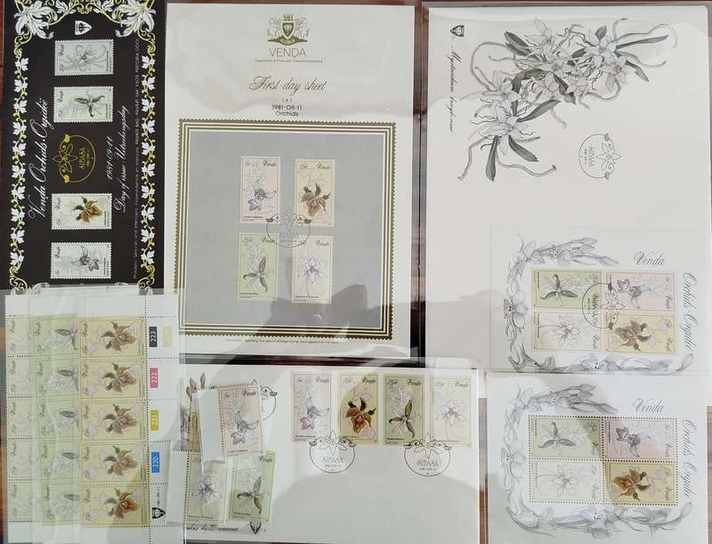 Venda UM Bulletin, First Day Sheet 1.8.3, S1, FDC1.8, Set of Singles and Controls