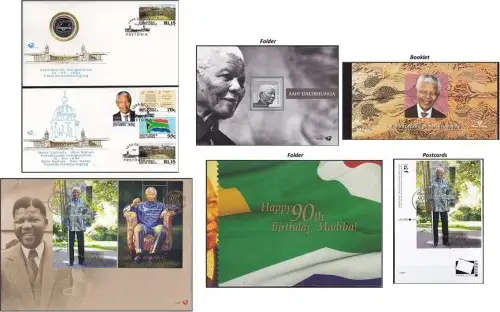 Mandela RSA Bumper Lot - COIN Cover, Folders, Booklet, PCs etc... Great Lot!