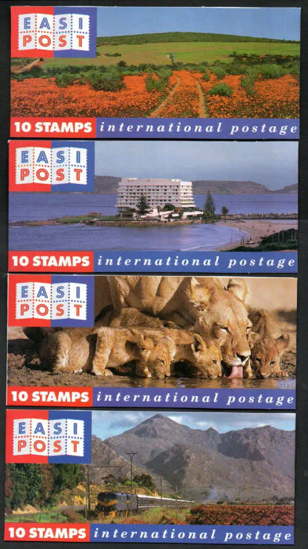 RSA 1993 TOURISM BOOKLETS SHORT SET OF (X4) MINT AND COMPLETE. CV R480