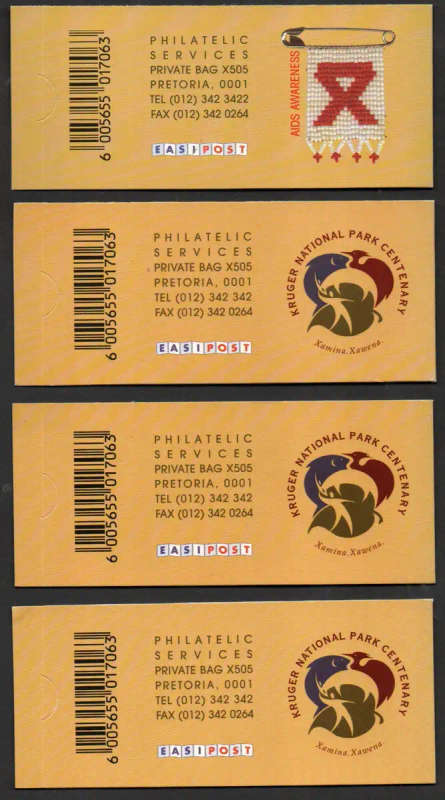 RSA 1998 ANTELOPE BOOKLETS (X4) MINT AND COMPLETE + (X2) CTO. AS PER SCANS. GOOD VALUE.