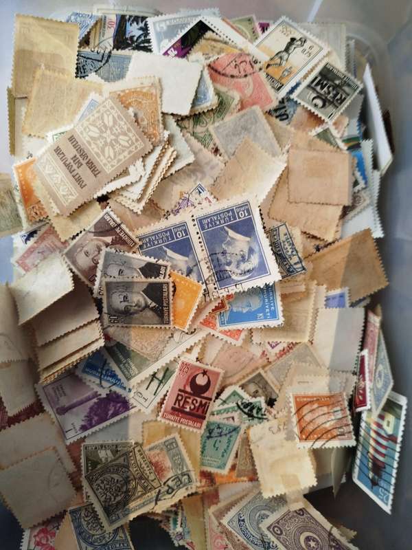 Bulk Lot - Huge Lot of Stamps off Paper - Taken out of old albums - Might be Good Finds