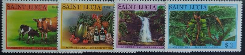 Saint Licia - 1979 Agriculture - UM Set of Four