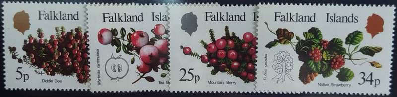 Falkland Island - 1983 - Edible Fruit - Fine UM Set of Four