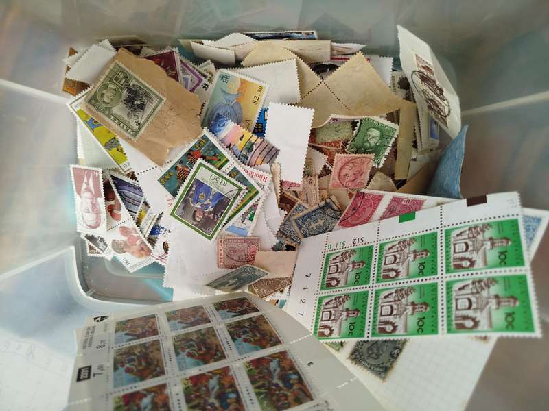 Bulk Lot - Huge Lot of Stamps off Paper - Taken out of old albums - Might be Good Finds