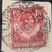 Northern Rhodesia - SG29b - "Tick Bird" Variety - CV R3600