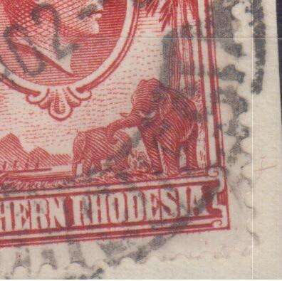 Northern Rhodesia - SG29b - "Tick Bird" Variety - CV R3600