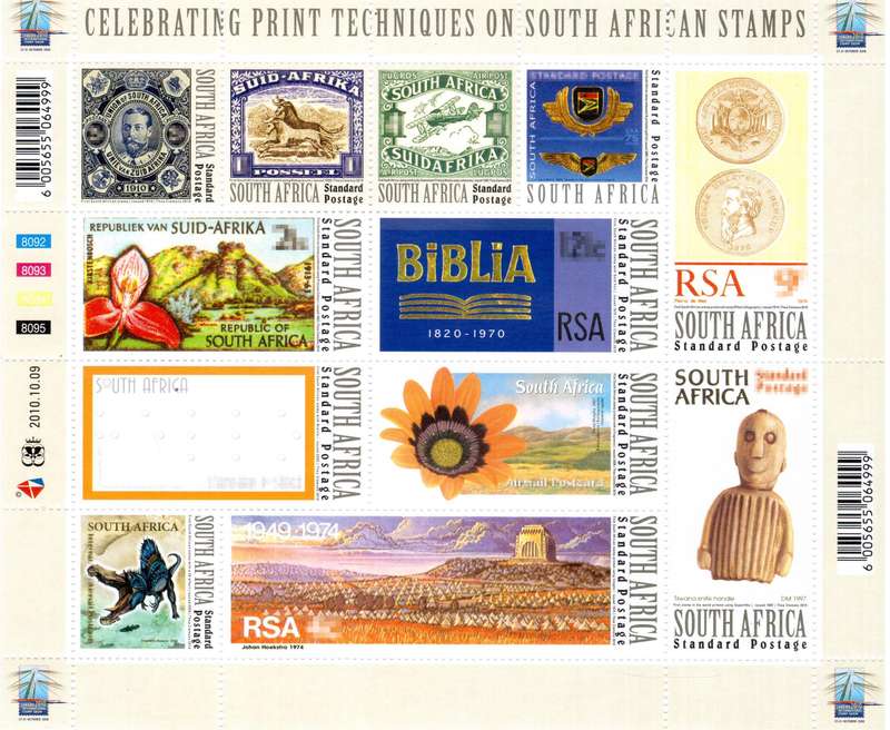 2010 - RSA WORLD POST DAY - Sheetlet SACC 2103 - UM