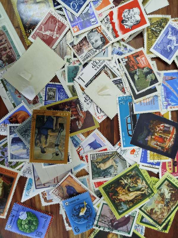 Bulk Lot - Huge Lot of Stamps off Paper - Taken out of old albums - Might be Good Finds
