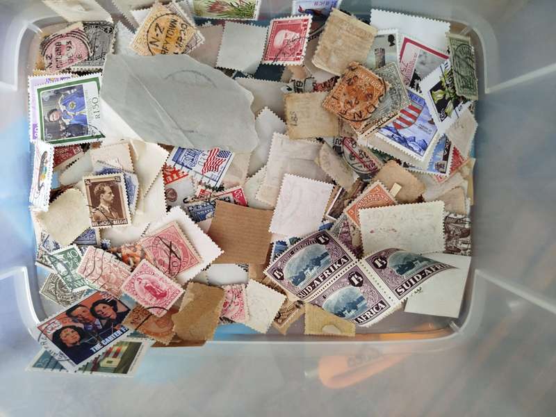 Bulk Lot - Huge Lot of Stamps off Paper - Taken out of old albums - Might be Good Finds