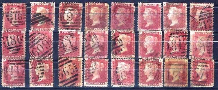 GREAT BRITAIN  1864  QUEEN VICTORIA - PENNY REDS