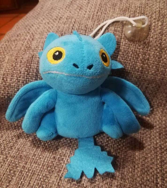 Toothless From How To Train Your Dragon. Soft Blue Plush Toy. 12cm.