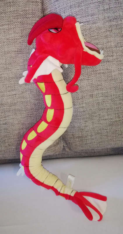 Rare Shiny Gyarados soft toy, a plush Pokemon. 60cm.