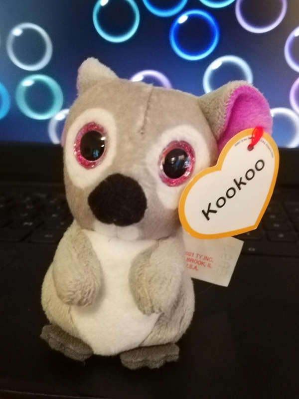 TY Teenie Beanie Boo named Kookoo the Koala. McDonald's Collectable Happy Meal Toy.