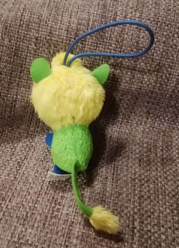 McDonald's Yoo-Hoo & Friends 2013 Happy Meal. Peluche Limee. Plush Hanger Toy. 9cm.