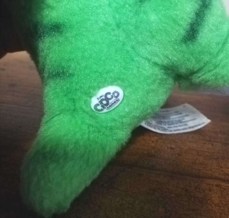 Green smiley Dragon! Super sof plush toy! 15cm.