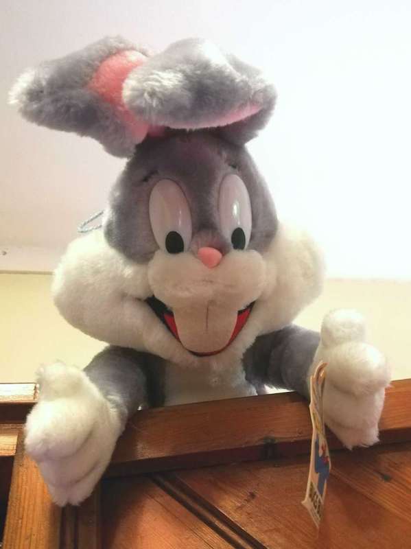 Warner Bros one and only Bugs Bunny! What's up Doc? Plush large soft toy. 50cm.