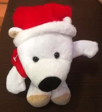 Polar Bear Kinder Surprise -  Ferrero Soft Toy Animal Limited Edition. 26cm.