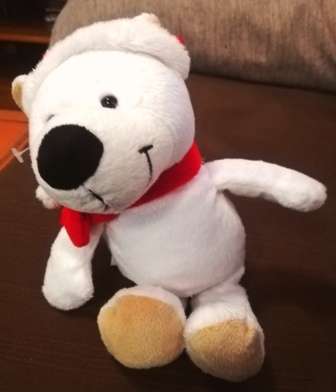 Polar Bear Kinder Surprise -  Ferrero Soft Toy Animal Limited Edition. 26cm.