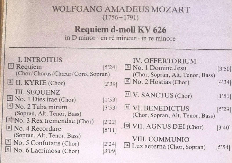 Mozart-Requiem. Wiener Philharmoniker-Herbert von Karajan. CD.
