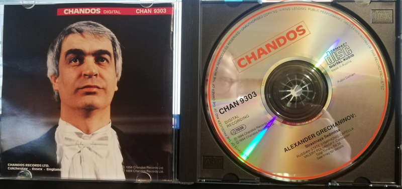 Alexander Grechaninov, Russian State Symphonic Cappella, Valéry Polyansky. 7 Days of Passion. CD.