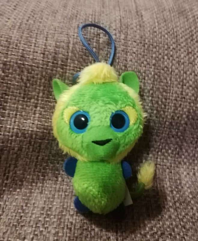 McDonald's Yoo-Hoo & Friends 2013 Happy Meal. Peluche Limee. Plush Hanger Toy. 9cm.