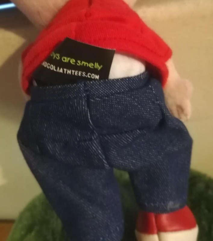 Collectable Figure doll "Todd" boys are smelly, USA David and Goliath Inc. 22cm.