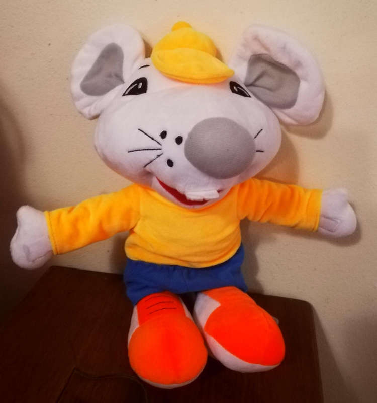 Stuart Little extra plush, adorable Elmex soft toy. 32cm.