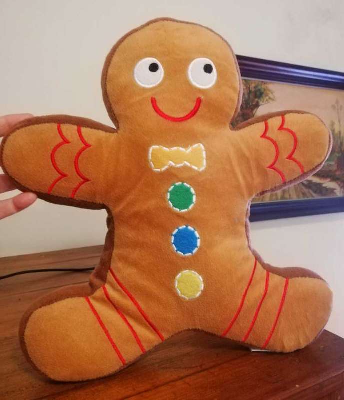 Georgie the Gingerbread man. Christmas Joy. 35cm.