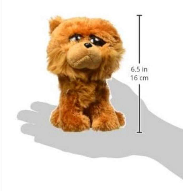 Collectable TY Beanie Boo Plush Chow Dog named Barley. 16cm.