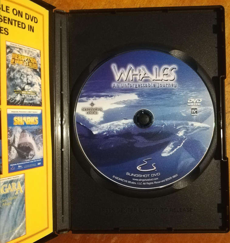 Whales. An Unforgettable Journey. DVD. As Seen In Imax Theaters.