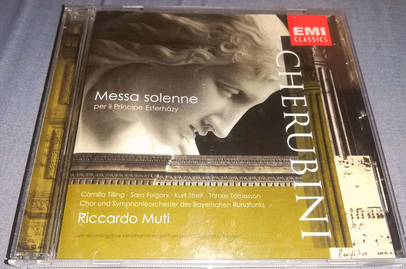 Cherubini Messa solenne per il Principe Esterhazy. Riccardo Muti. EMI Classics. CD.