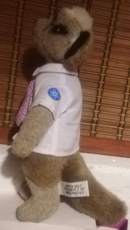 Collectable Sergei the Nerdy Meerkat! Plush toy from Meerkovo Collection. 30cm.