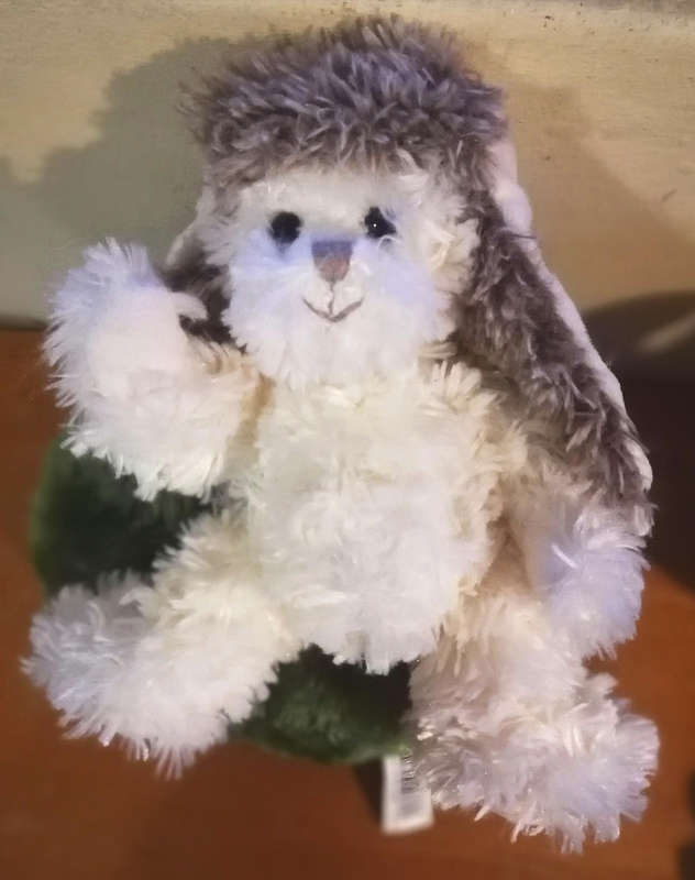 Collectable BUKOWSKI Swedish Design Teddy Bear with Parka Hat. A Beautiful, Little Plush Toy! 23cm.